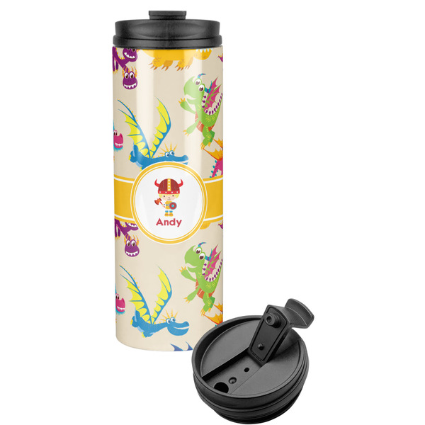 Custom Dragons Stainless Steel Skinny Tumbler (Personalized)