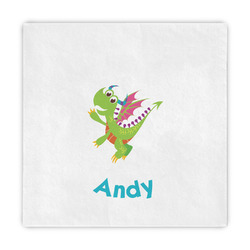 Dragons Standard Decorative Napkins (Personalized)
