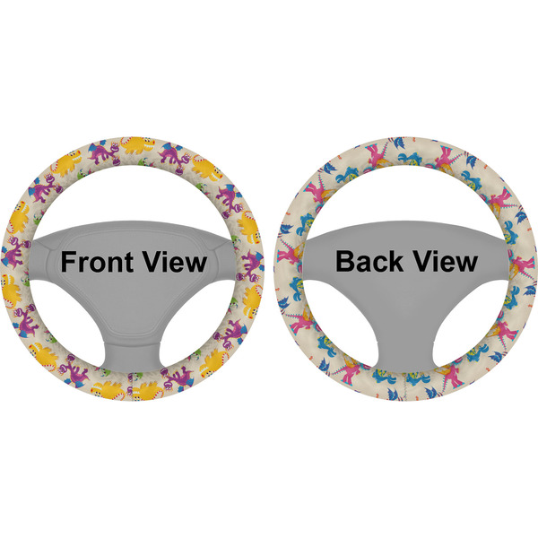 Dragons Steering Wheel Cover- Front and Back