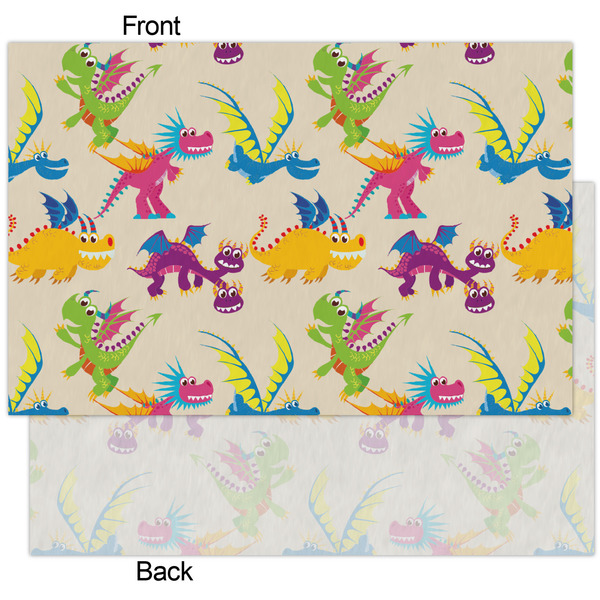 Dragons Tissue Paper - Heavyweight - XL - Front & Back