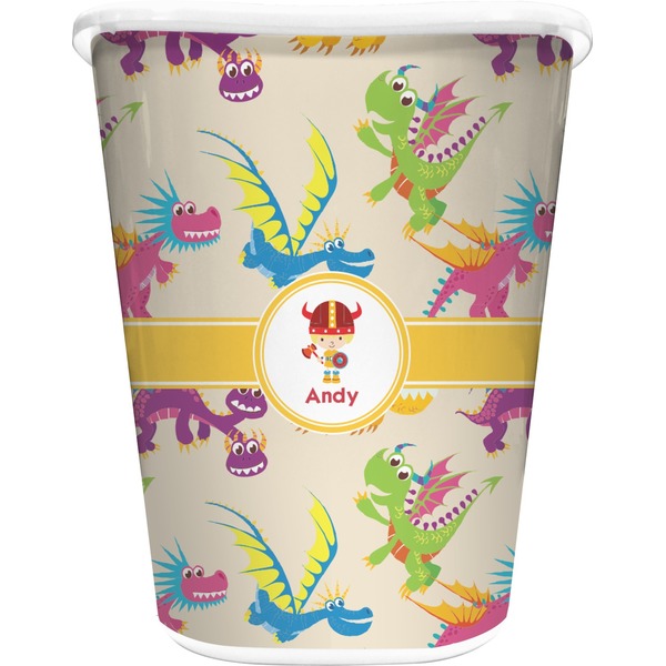 Custom Dragons Waste Basket (Personalized)
