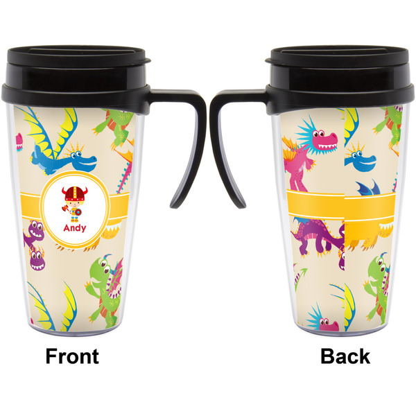 Dragons Travel Mug with Black Handle - Approval