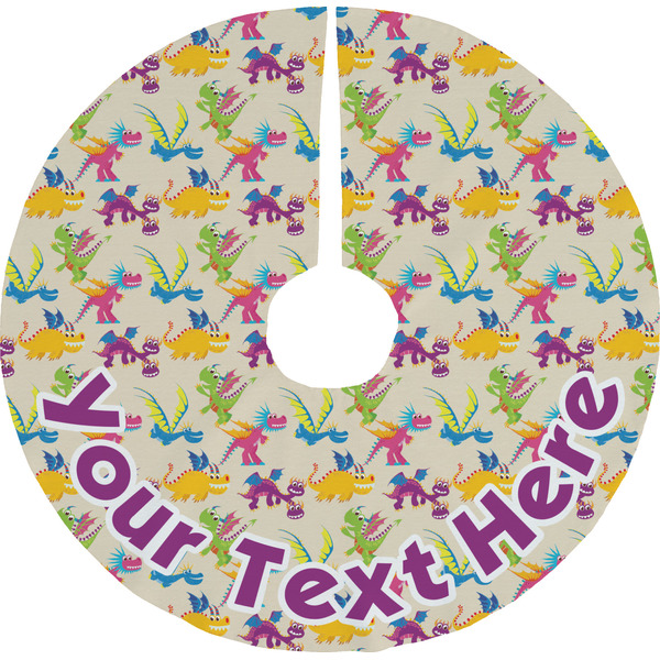 Custom Dragons Tree Skirt (Personalized)