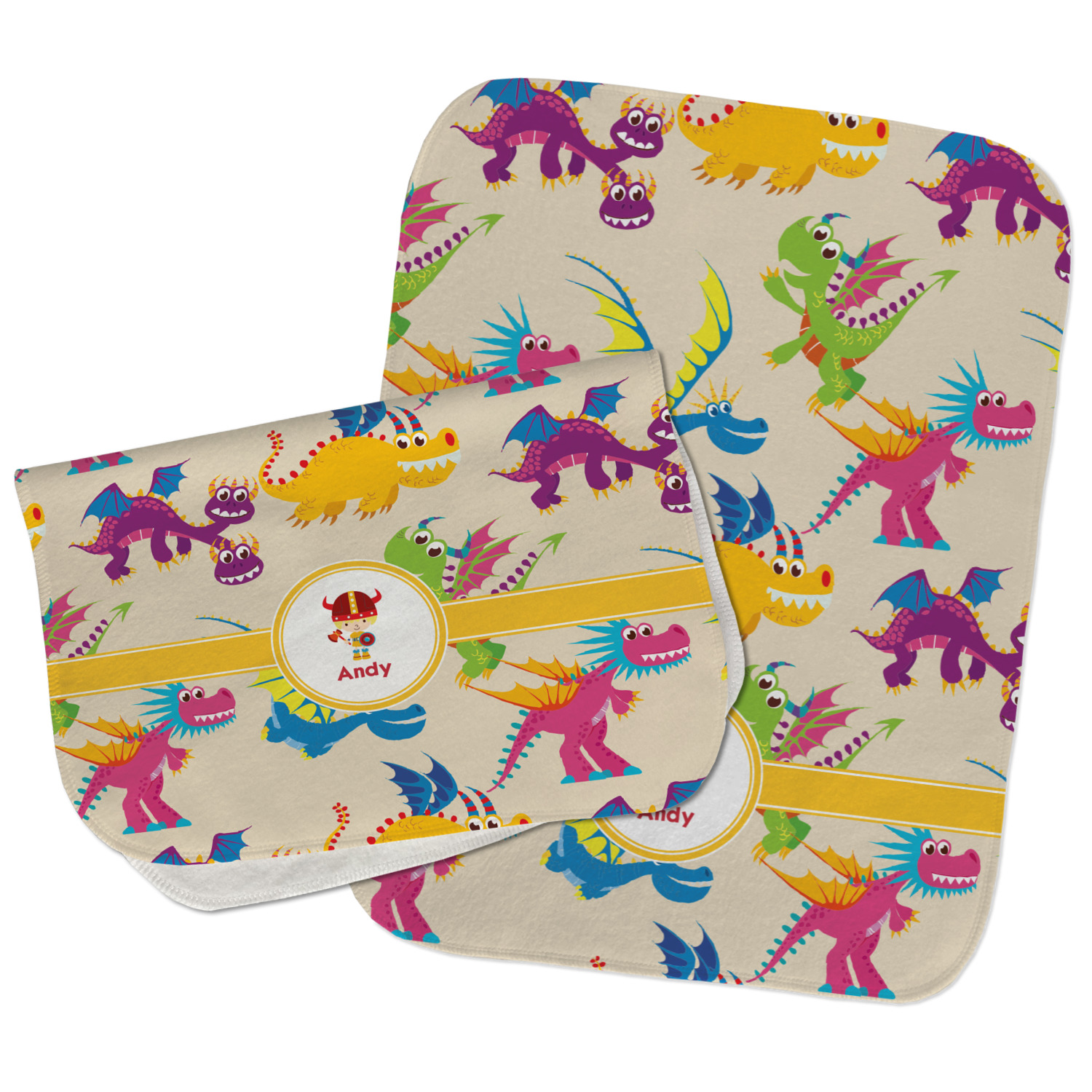 Set of 2 Burp Cloths main image 0