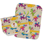 Dragons Burp Cloths - Fleece - Set of 2 w/ Name or Text