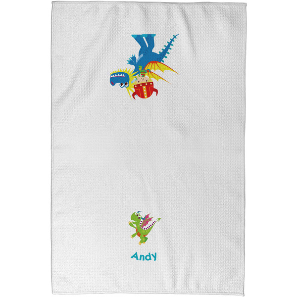 Dragons Waffle Towel - Partial Print - Approval Image