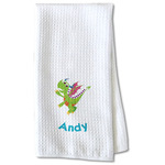 Dragons Kitchen Towel - Waffle Weave - Partial Print (Personalized)