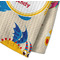 Dragons Waffle Weave Towel - Closeup of Material Image