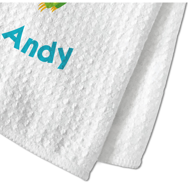 Dragons Waffle Weave Towel - Closeup of Material Image