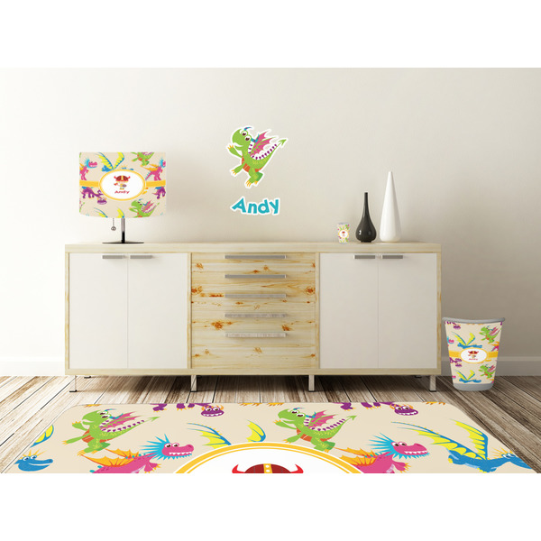 Dragons Wall Graphic Decal Wooden Desk