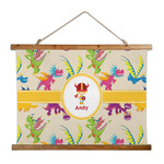Dragons Wall Hanging Tapestry - Wide (Personalized)