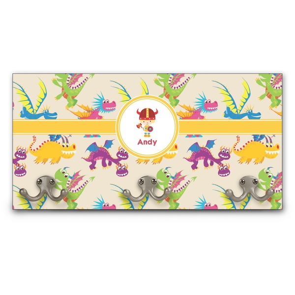 Custom Dragons Wall Mounted Coat Rack (Personalized)