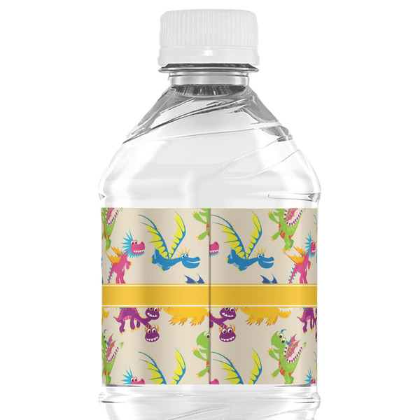 Dragons Water Bottle Label - Back View