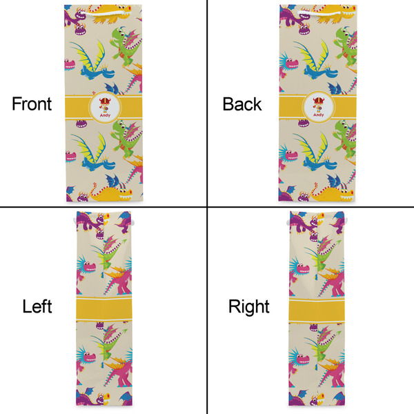 Dragons Wine Gift Bag - Matte - Approval