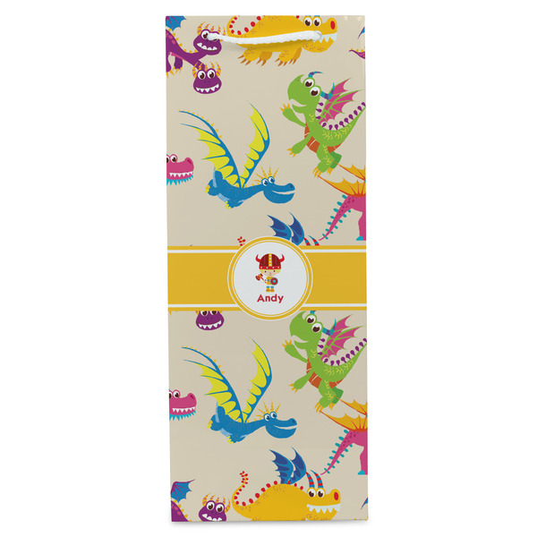 Dragons Wine Gift Bag - Matte - Front