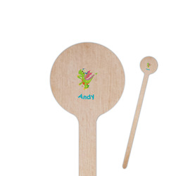 Dragons 7.5" Round Wooden Stir Sticks - Double Sided (Personalized)
