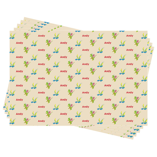 Dragons Wrapping Paper - Front & Back - Sheets Approval
