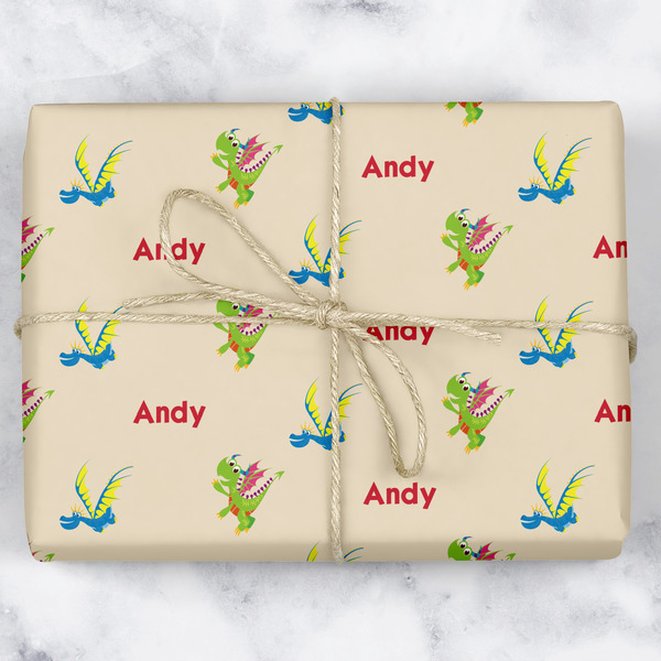 Custom Dragons Wrapping Paper (Personalized)
