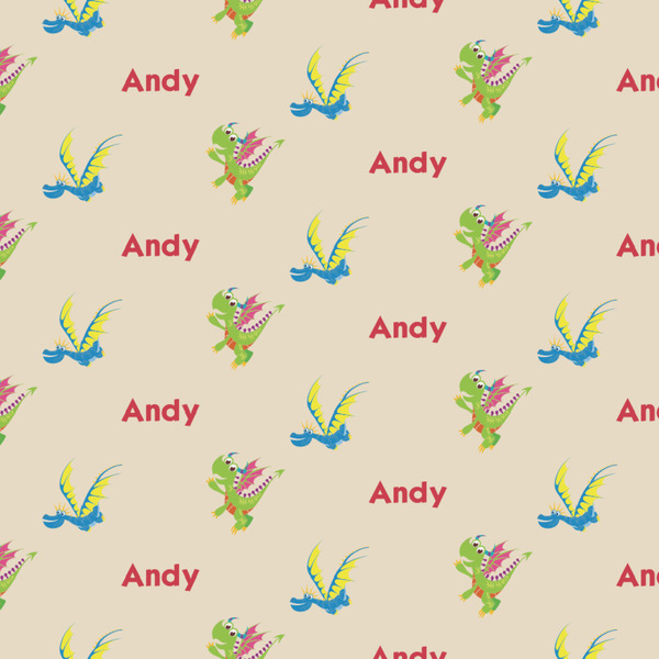 Dragons Wrapping Paper Square