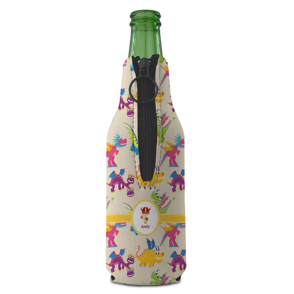 Dragons Zipper Bottle Cooler - BACK (bottle)