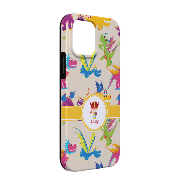 Custom Dragons iPhone Case - Rubber Lined - iPhone 13 Pro (Personalized)