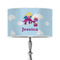 Girl Flying on a Dragon 12" Drum Lampshade - ON STAND (Poly Film)