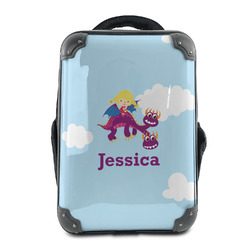 Girl Flying on a Dragon 15" Hard Shell Backpack (Personalized)