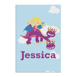 Girl Flying on a Dragon Posters - Matte - 20x30 (Personalized)