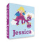 Girl Flying on a Dragon 3 Ring Binders - Full Wrap - 2" - FRONT