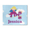 Girl Flying on a Dragon 8' x 10' Indoor Area Rug (Personalized)