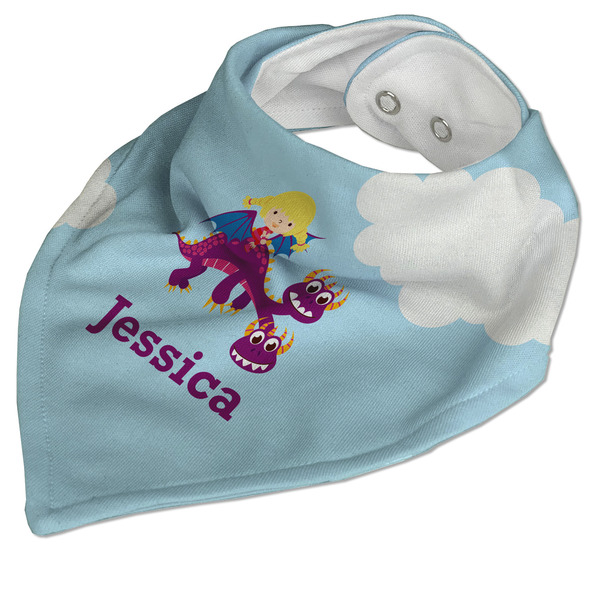 Girl Flying on a Dragon Bandana Closed