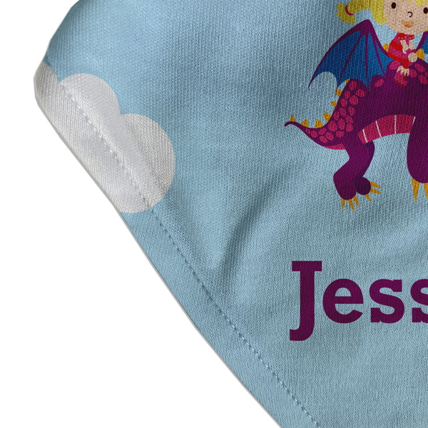 Girl Flying on a Dragon Bandana Detail