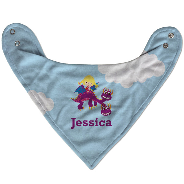 Girl Flying on a Dragon Bandana Flat Approval