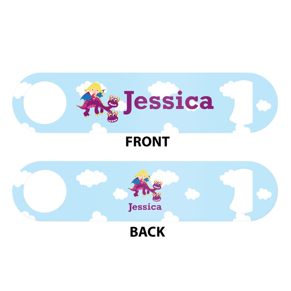 Girl Flying on a Dragon Bar Bottle Opener - White - Approval