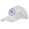 Girl Flying on a Dragon Baseball Cap - White (Personalized)
