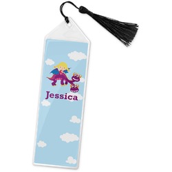 Girl Flying on a Dragon Book Mark w/Tassel (Personalized)