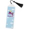 Girl Flying on a Dragon Bookmark with tassel - Flat