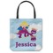Girl Flying on a Dragon Canvas Tote Bag (Personalized)