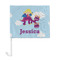 Girl Flying on a Dragon Car Flag - Large - FRONT
