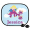 Girl Flying on a Dragon Car Side Window Sun Shade (Personalized)