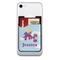 Girl Flying on a Dragon Cell Phone Credit Card Holder w/ Phone