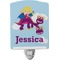 Girl Flying on a Dragon Ceramic Night Light (Personalized)