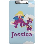 Girl Flying on a Dragon Clipboard (Legal Size) (Personalized)