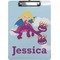 Girl Flying on a Dragon Clipboard (Letter)