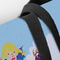 Girl Flying on a Dragon Closeup of Tote w/Black Handles