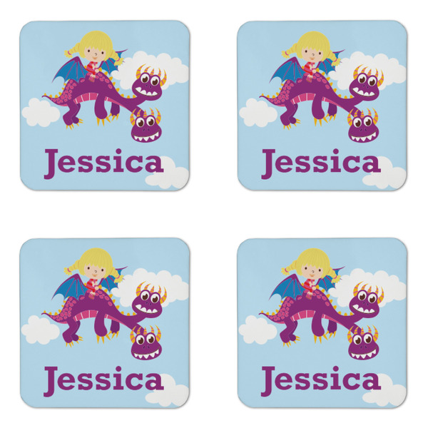 Girl Flying on a Dragon Coaster Set - APPROVAL