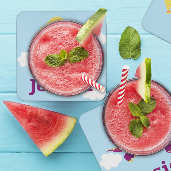 Girl Flying on a Dragon Coaster Set - LIFESTYLE