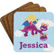 Girl Flying on a Dragon Coaster Set (Personalized)