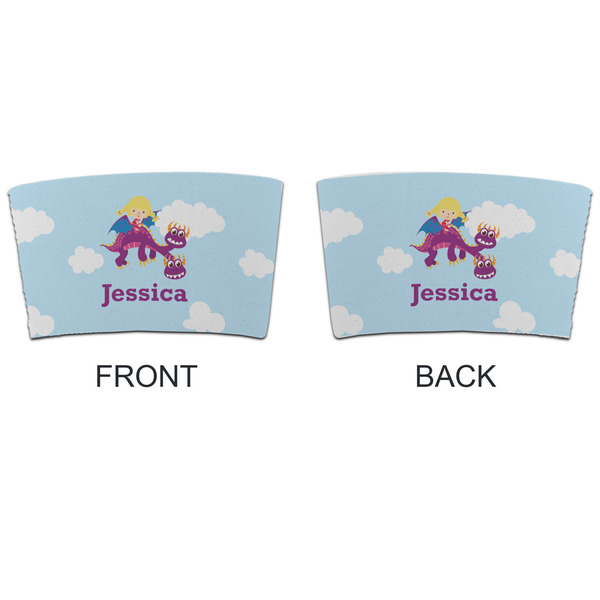 Girl Flying on a Dragon Coffee Cup Sleeve - APPROVAL