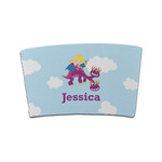 Girl Flying on a Dragon Coffee Cup Sleeve (Personalized)